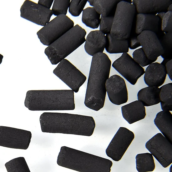 Anthracite Coal Based 4mm Clylindrical Column Extruded Pelletized Activated Carbon for Gas Treatment