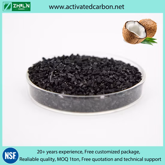 Gold Mining / Water Treatment / Air Purification Granular Coal Nut Shell Coconut Shell Based Active Carbon